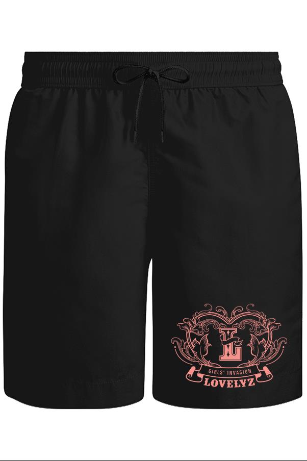 Lovelyz - Logo Unisex Siyah Şort