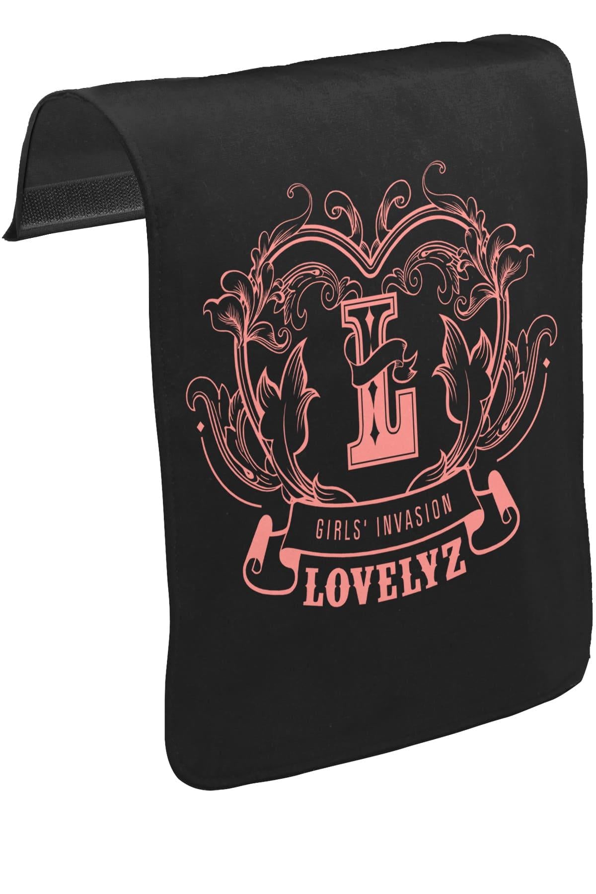 Lovelyz - Logo Unisex Siyah Tak-Çıkar Postacı Çanta Kapağı CK-1159