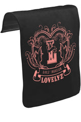 Lovelyz - Logo Unisex Siyah Tak-Çıkar Postacı Çanta Kapağı CK-1159
