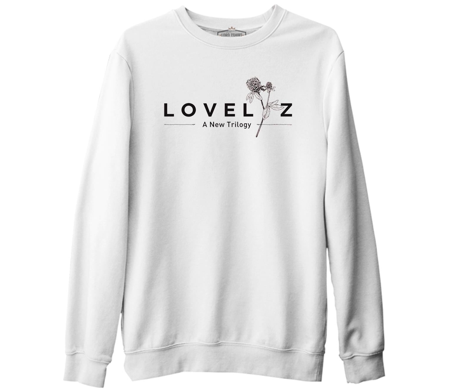 Lovelyz - Trilogy Beyaz Kalın Sweatshirt