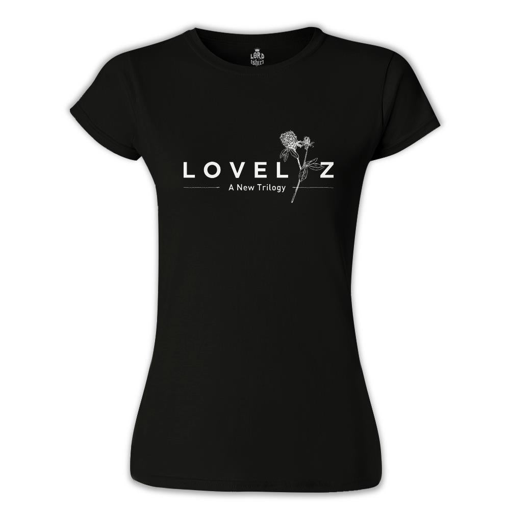 Lovelyz - Trilogy Siyah Kadın Tshirt