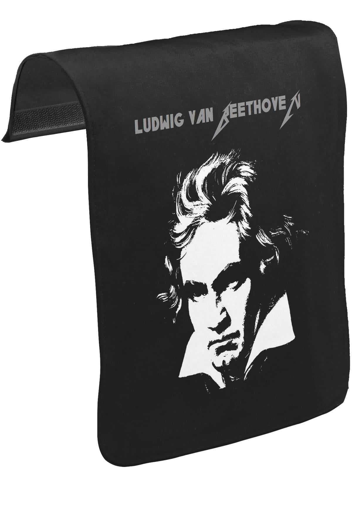 Ludwig van Beethoven Unisex Black Snap-On Messenger Bag Cover CK-1447 