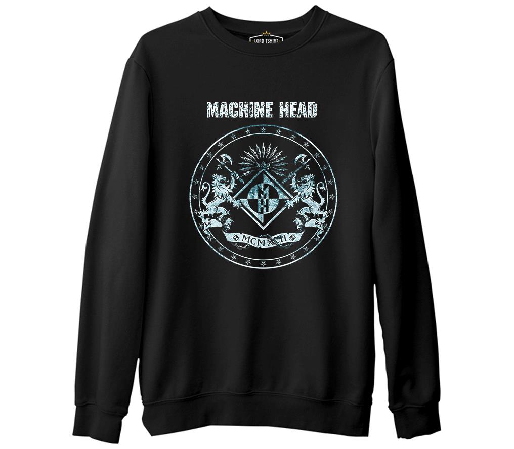 Machine Head - MCMXCII  Siyah Erkek Kalın Sweatshirt