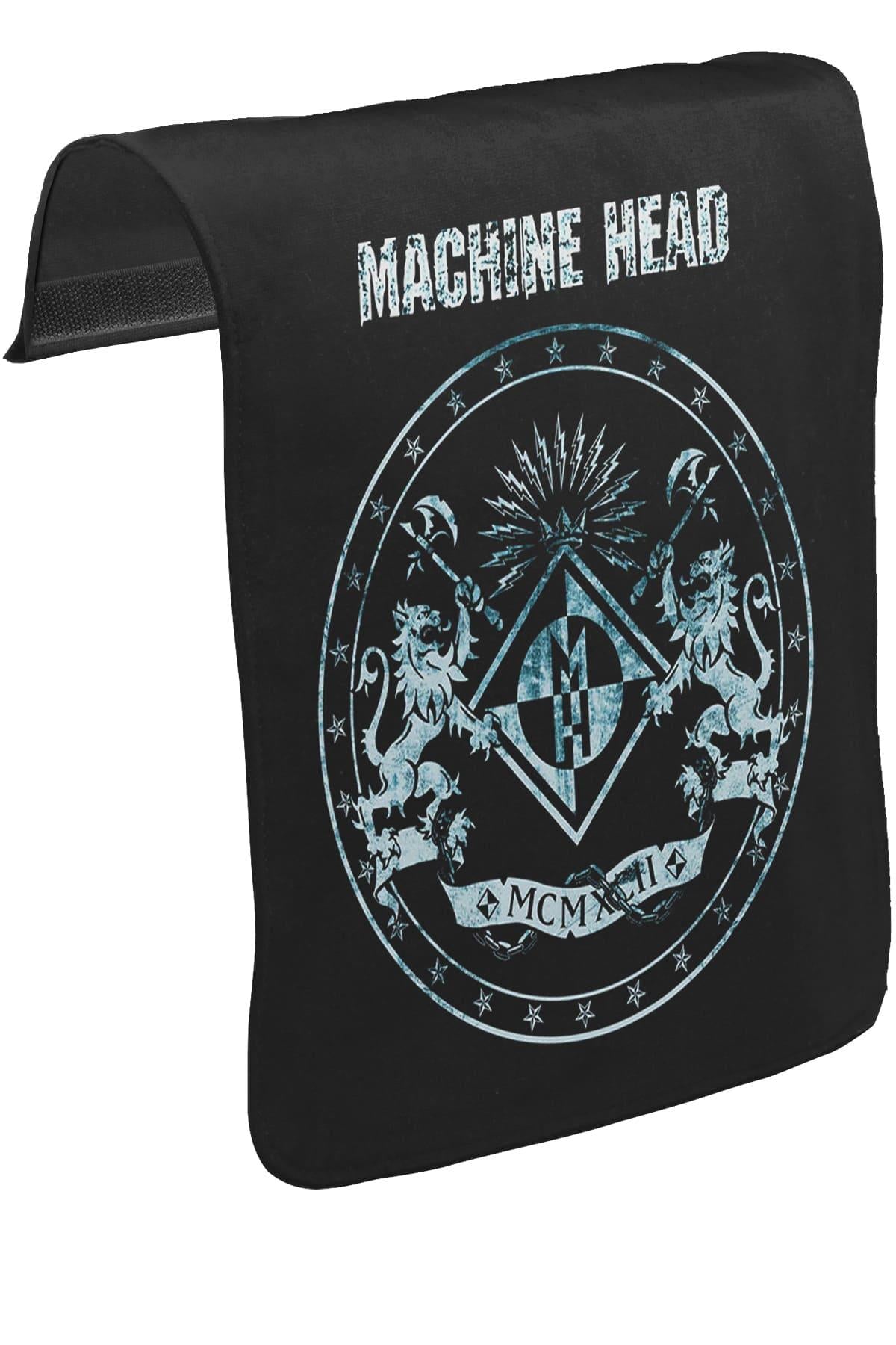 Machine Head - MCMXCII Unisex Siyah Tak-Çıkar Postacı Çanta Kapağı CK-607