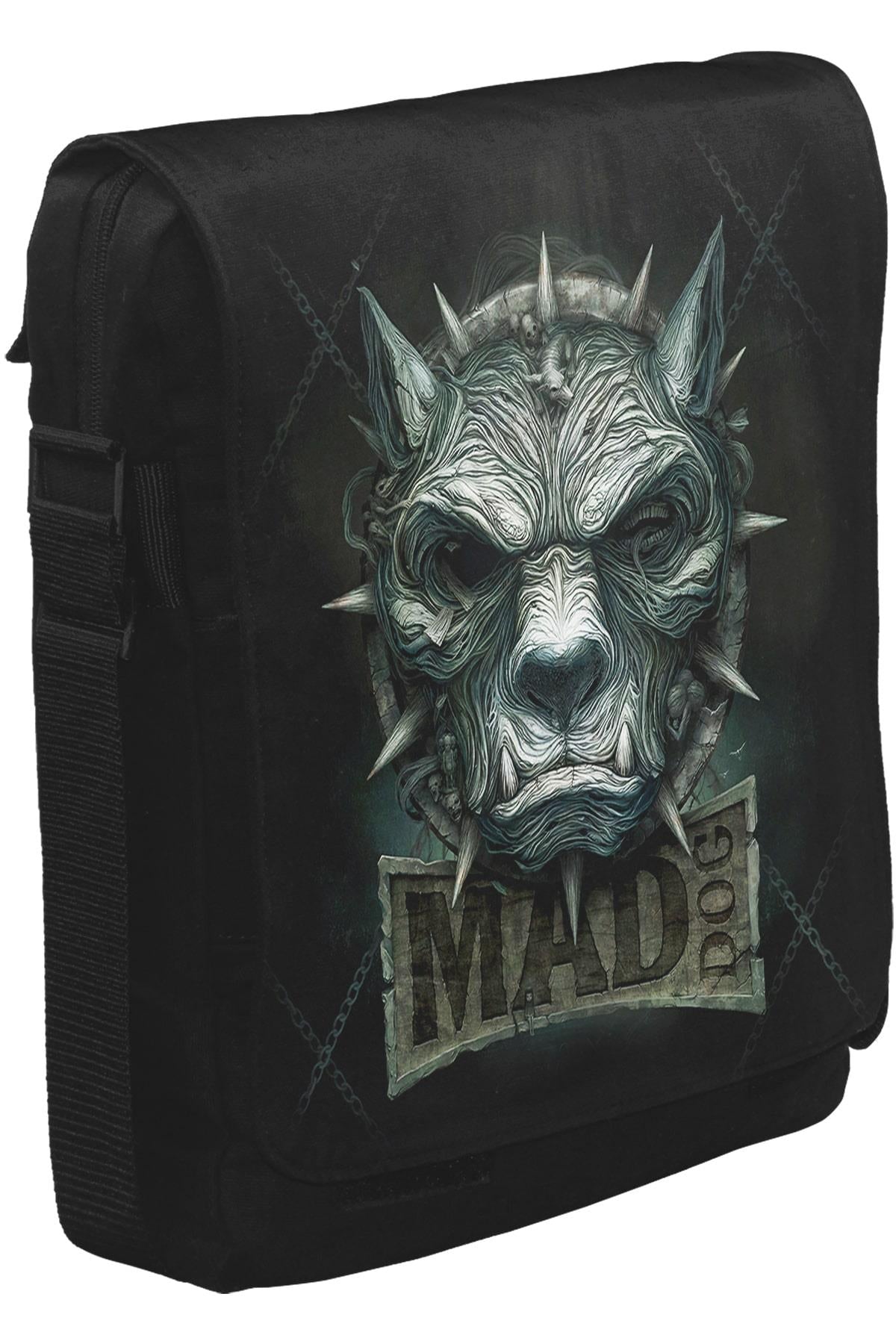 Maddog Unisex Siyah Postacı Çanta