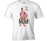 Mama of Drama Mother's Day White Unisex Tshirt
