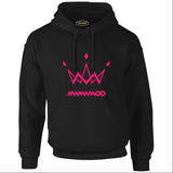 Mamamoo - Logo Crown Black Men's Zipperless Hoodie