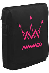 Mamamoo - Logo Crown Unisex Siyah Postacı Çanta