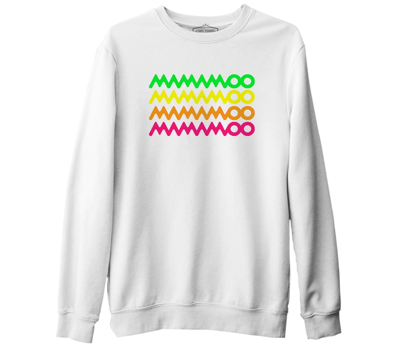 Mamamoo - Logo Moosical White Thick Sweatshirt