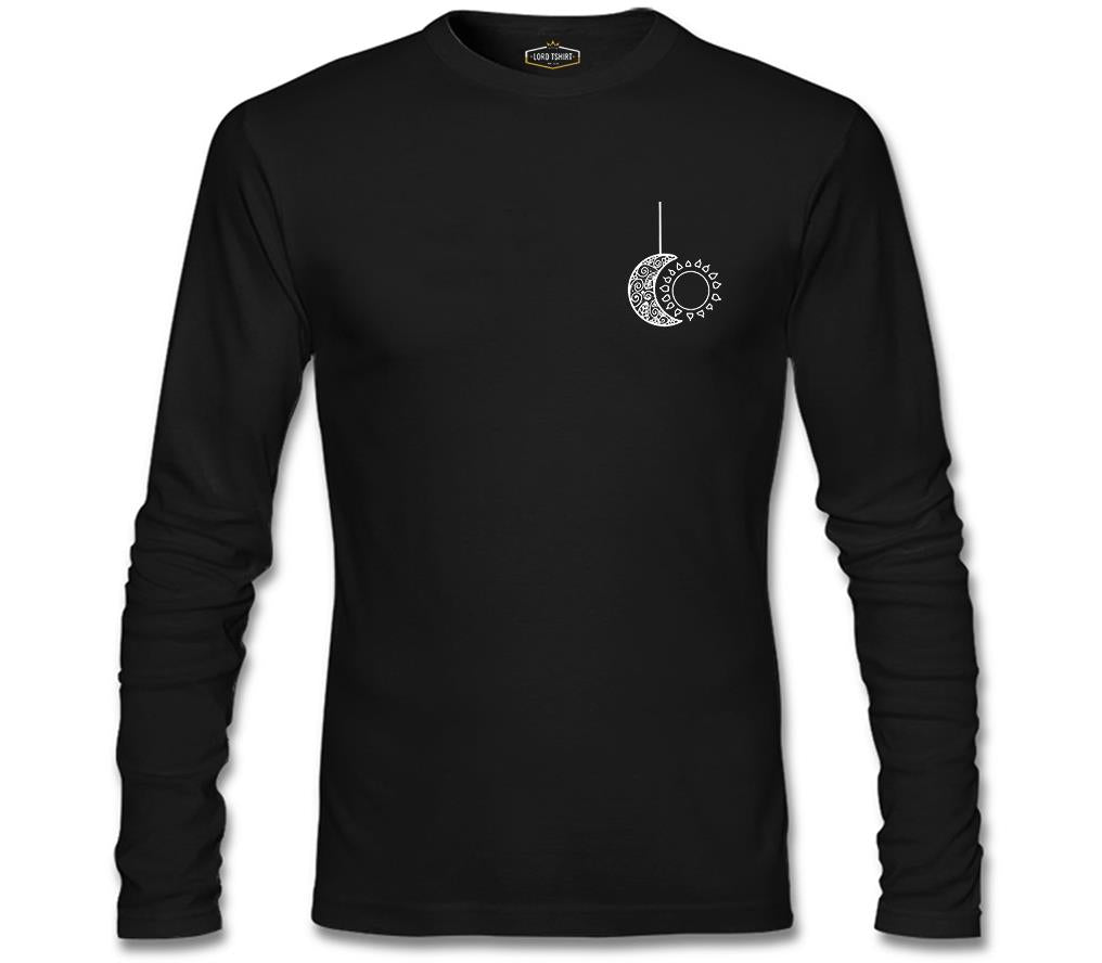 Mandala - Moon and Sun Black Men's Sweatshirt