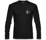 Mandala - Ay ve Güneş Siyah Erkek Sweatshirt