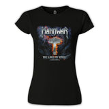 Manowar - Lord of Steel Siyah Kadın Tshirt