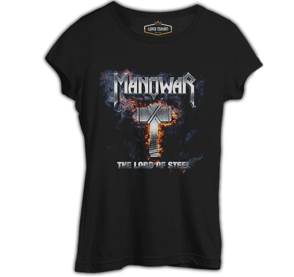 Manowar - Lord of Steel Black Women's Tshirt