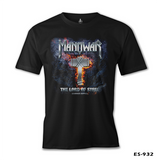 Manowar - Lord of Steel Black Men's Tshirt