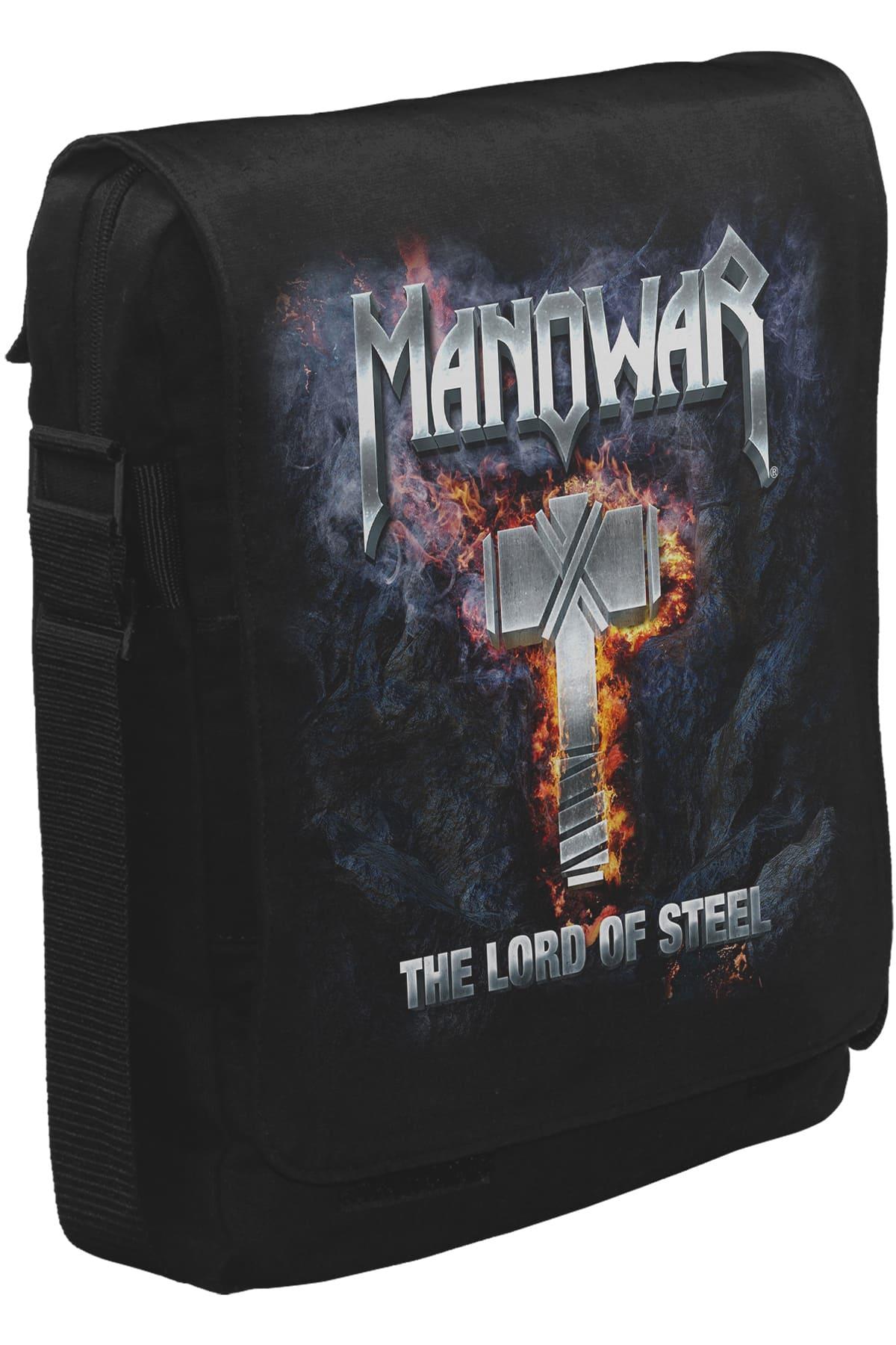 Manowar - Lord of Steel Unisex Siyah Postacı Çanta