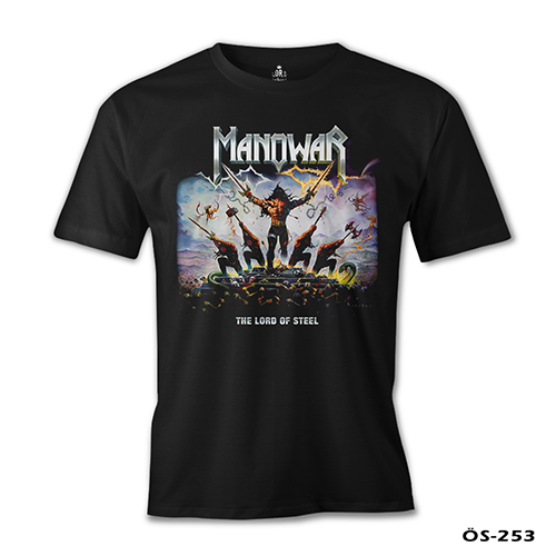 Manowar - The Lord of Steel 2 Siyah Erkek Tshirt