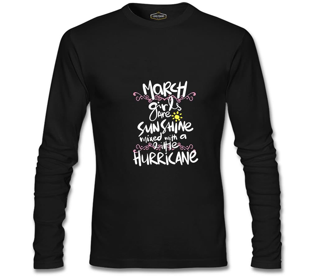 March Girls Black Men's Sweatshirt 