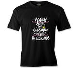 March Girls Siyah Erkek Tshirt