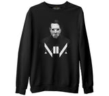 Marilyn Manson I  Siyah Erkek Kalın Sweatshirt