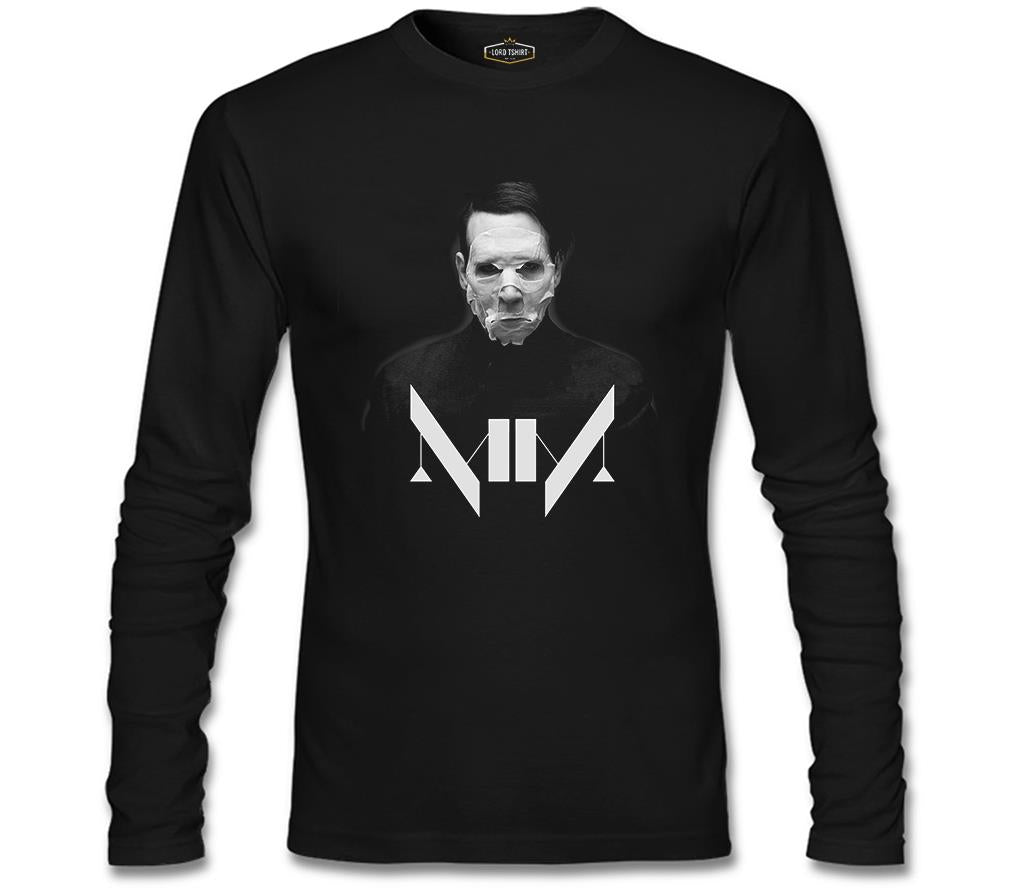 Marilyn Manson I Siyah Erkek Sweatshirt
