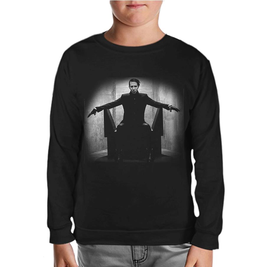 Marilyn Manson II Black Kids Sweatshirt