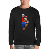 Mario &amp; Luigi - Mario Black Kids Sweatshirt