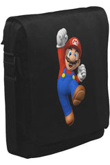 Mario & Luigi - Mario Unisex Siyah Postacı Çanta