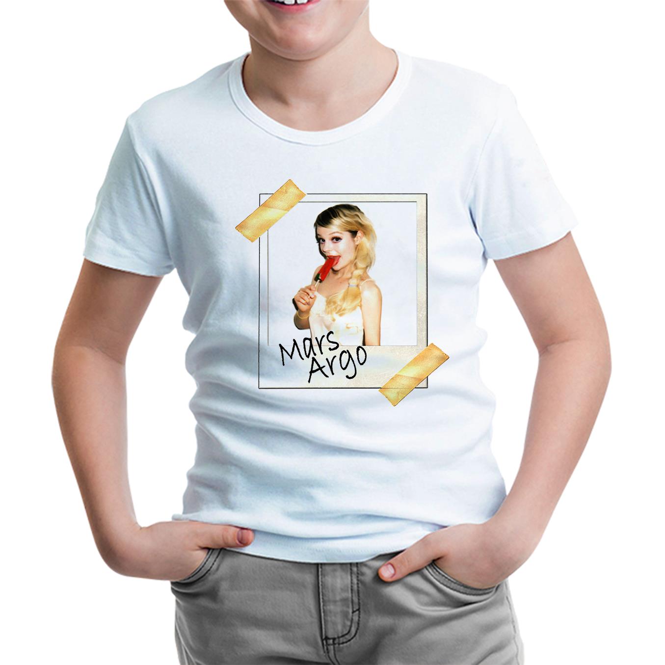Mars Argo - Portrait Beyaz Çocuk Tshirt