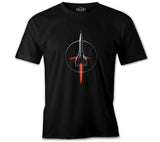 Mars - NASA Rocket Black Men's Tshirt 