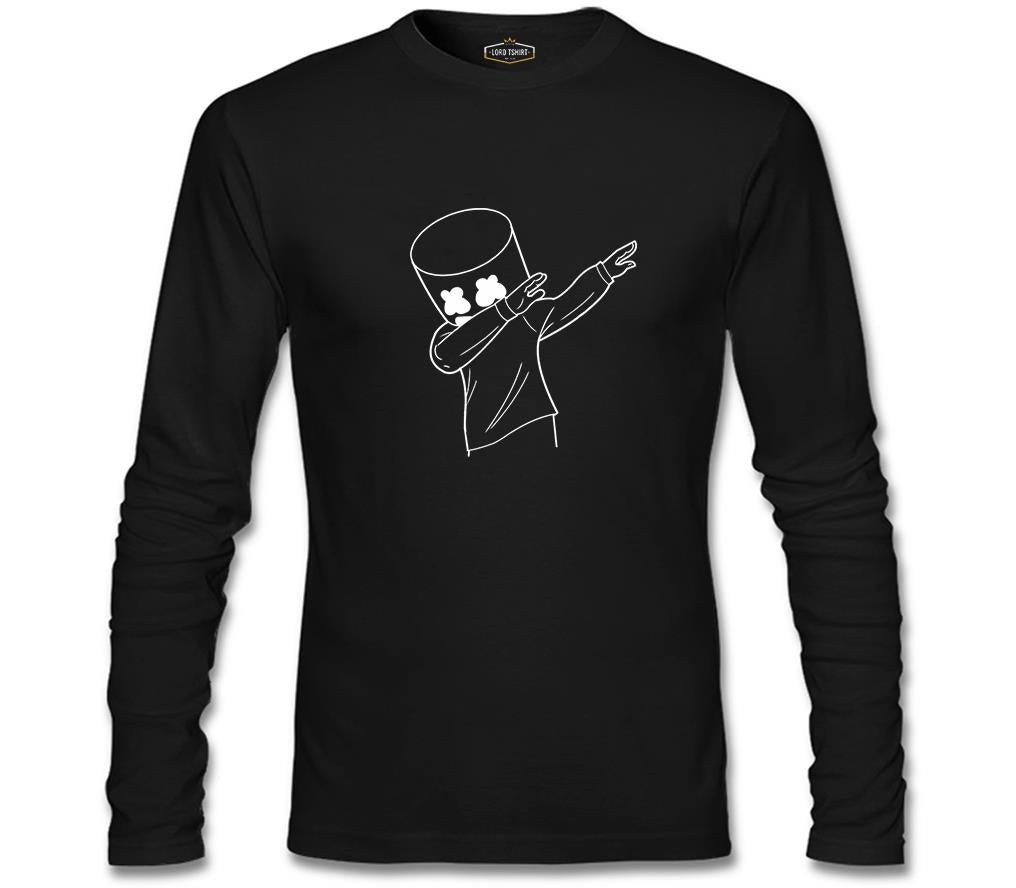 Marshmallow - XX Siyah Erkek Sweatshirt
