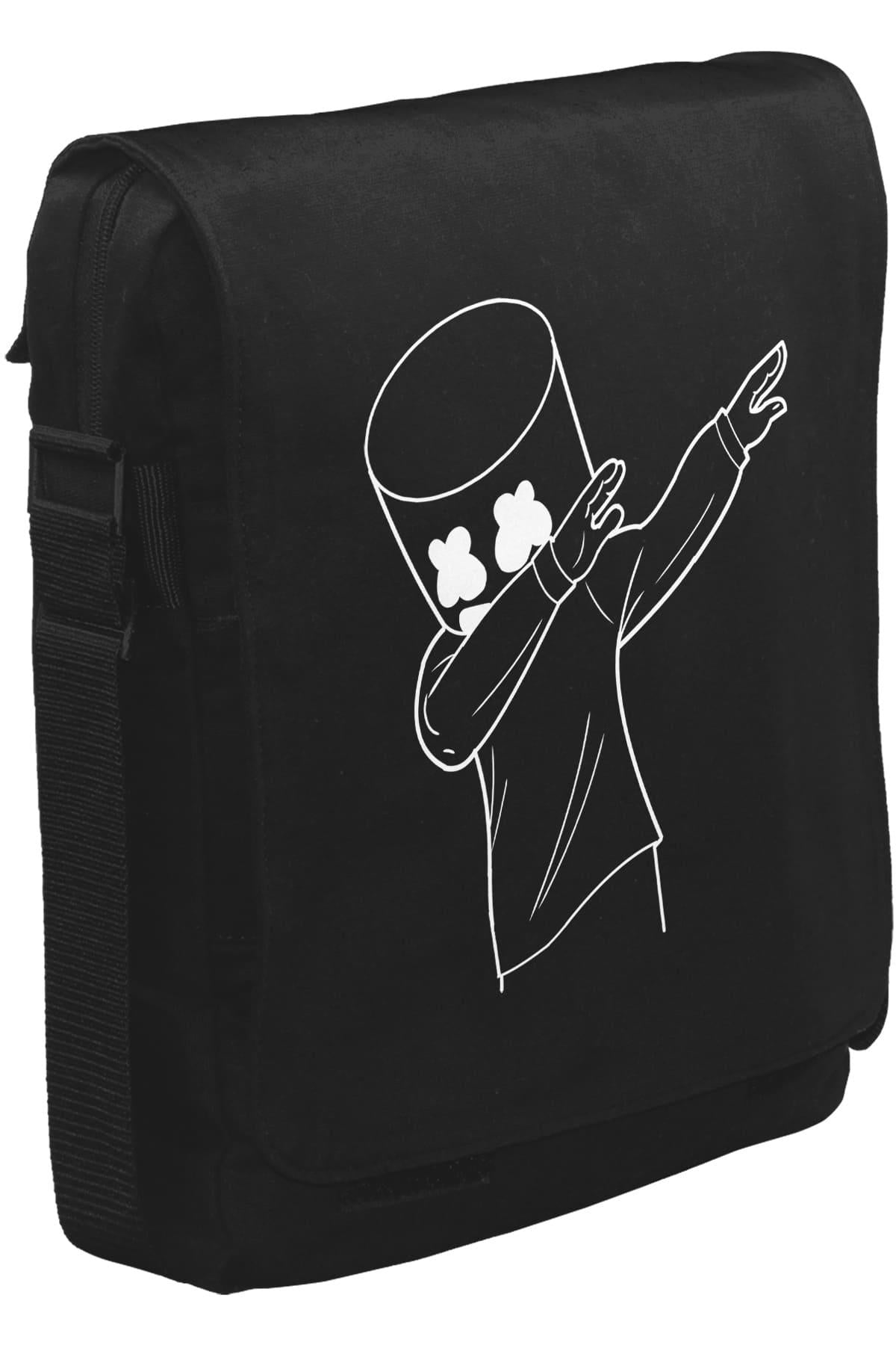 Marshmallow - XX Unisex Siyah Postacı Çanta