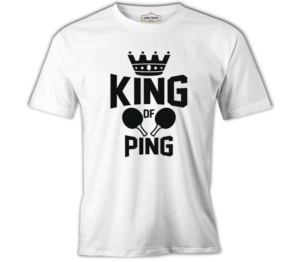 Table Tennis - King of Ping Pong White Men's Tshirt