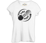 Table Tennis - Ping Pong Ying Yan White Women's Tshirt