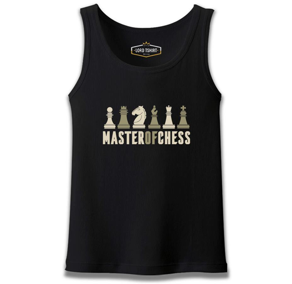 Master of Chess and Chess Pieces Siyah Erkek Atlet