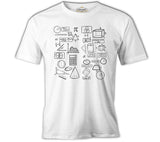 Mathematics - Basics White Men's Tshirt