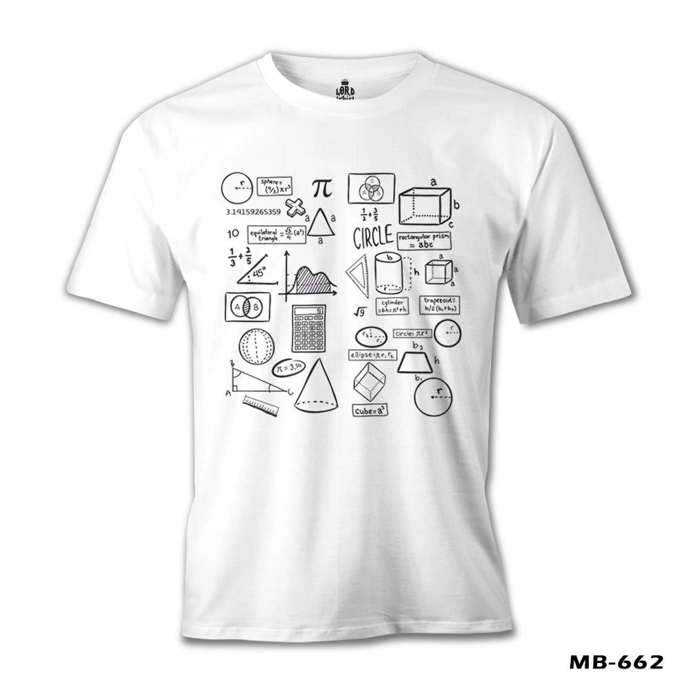 Matematik - Basics Beyaz Erkek Tshirt