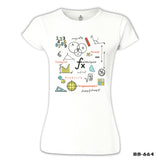 Matematik - İntegral Beyaz Kadın Tshirt