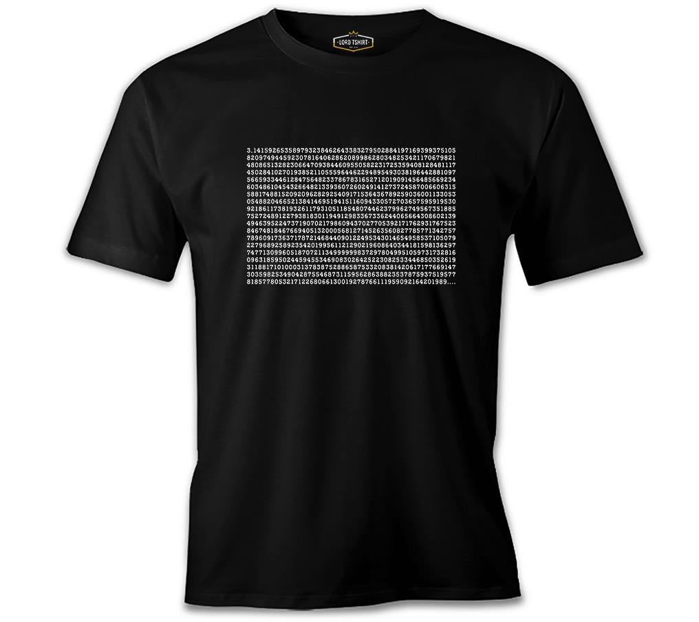 Mathematics - Pi 0 Black Men's Tshirt