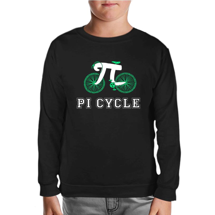Mathematics - Pi 1 Black Kids Sweatshirt