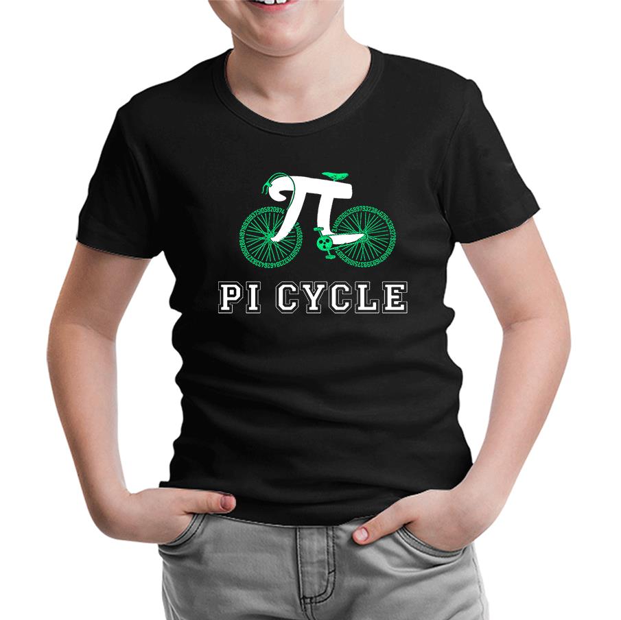 Mathematics - Pi 1 Black Kids Tshirt