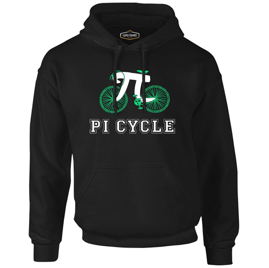 Mathematics - Pi 1 Black Men's Zipperless Hoodie