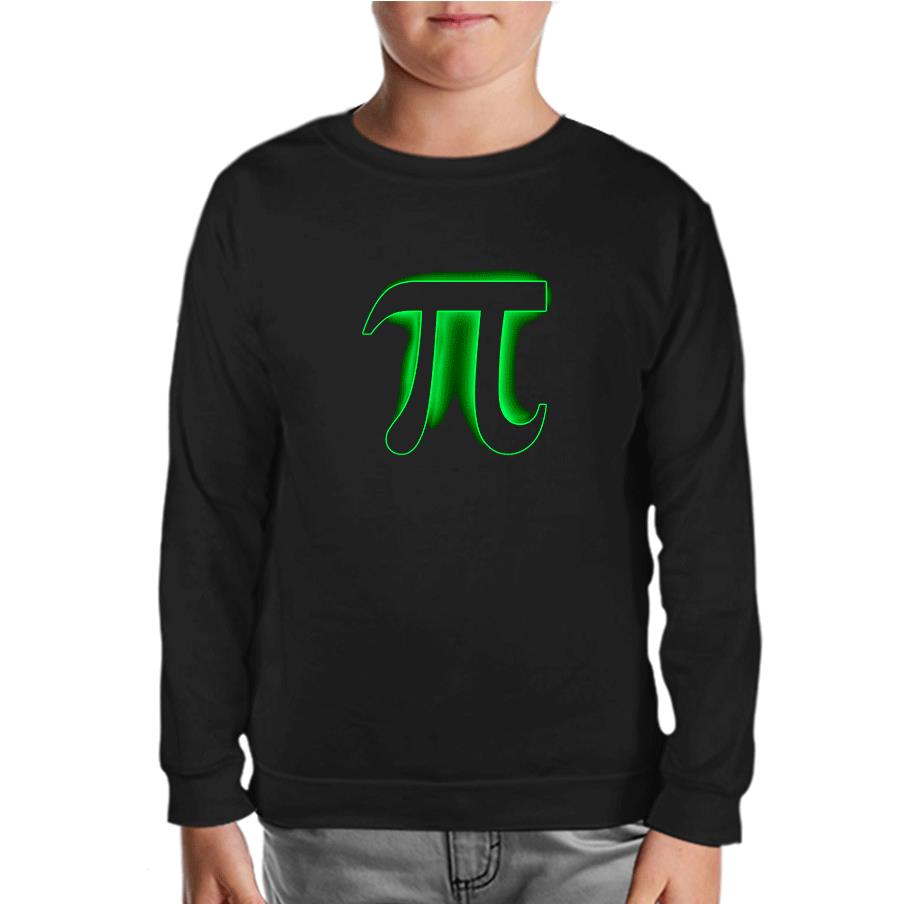 Mathematics - Pi 10 Black Kids Sweatshirt
