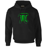 Matematik - Pi 10 Siyah Erkek Fermuarsız Kapşonlu
