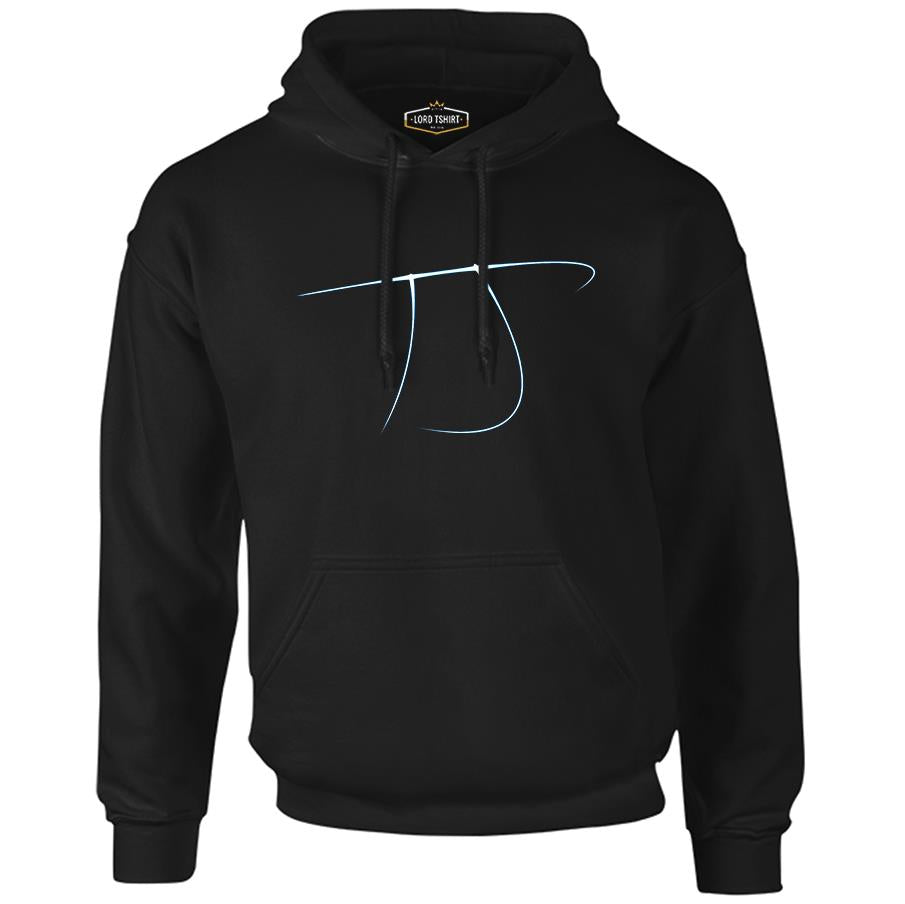 Matematik - Pi 11 Siyah Erkek Fermuarsız Kapşonlu