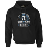 Matematik - Pi 12 Siyah Erkek Fermuarsız Kapşonlu