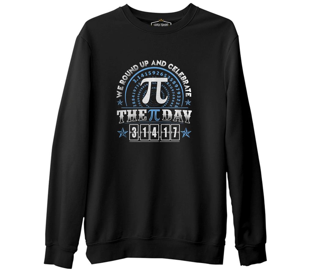 Mathematics - Pi 12 Black Men's Thick Sweatshirt
