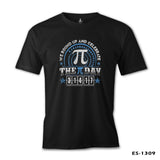 Matematik - Pi 12 Siyah Erkek Tshirt