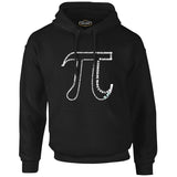 Matematik - Pi 14 Siyah Erkek Fermuarsız Kapşonlu