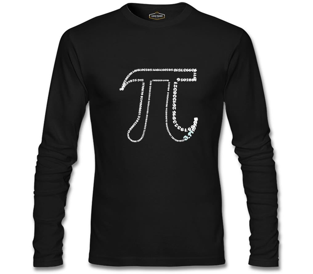 Matematik - Pi 14 Siyah Erkek Sweatshirt