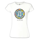 Matematik - Pi 15 Beyaz Kadın Tshirt